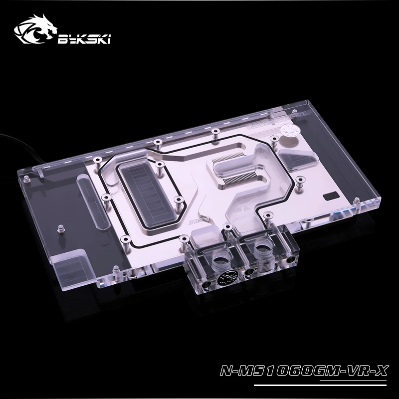Bykski GPU блок водяного охлаждения работает с MSI GTX 1060 GAMING VR X 6G gpu кулер Поддержка