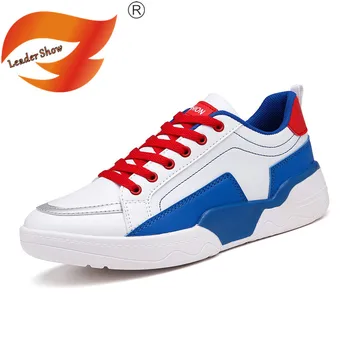 

Leader Show Men Casual Shoes Outdoor Brand Vulcanize Shoes for Men Comfortable Fashion Men Shoes Flats Lace-up Zapatillas Hombre