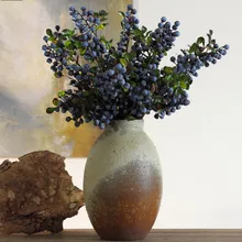 5 шт. 3 вилки ягодный Бакка поддельные искусственные фрукты Дом Стол Рождественское украшение цветок