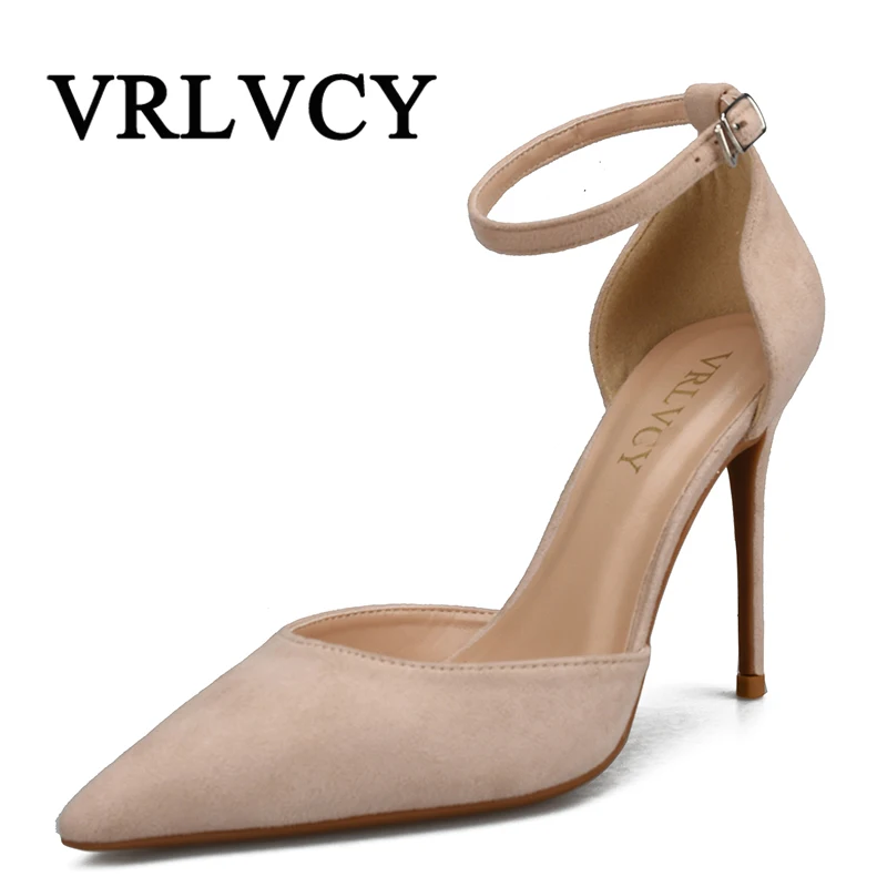 

Spring and Autumn Pumps Super High 10cm High-heeled Shoes Woman Pointed Toe Thin Heel Shallow Mouth Office & Career Shoes