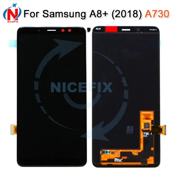 

Super AMOLED For SAMSUNG GALAXY A8 plus 2018 A730 LCD Display Touch Screen Digitizer Assembly Replacement For SAMSUNG A730 LCD