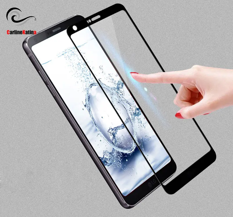 

9H Full Cover Tempered Glass For LG G7 ThinQ G6 V30 Plus V30+ G4 G5 V20 K10 2016 2017 Q6 V10 Screen Protector Film Case Bag