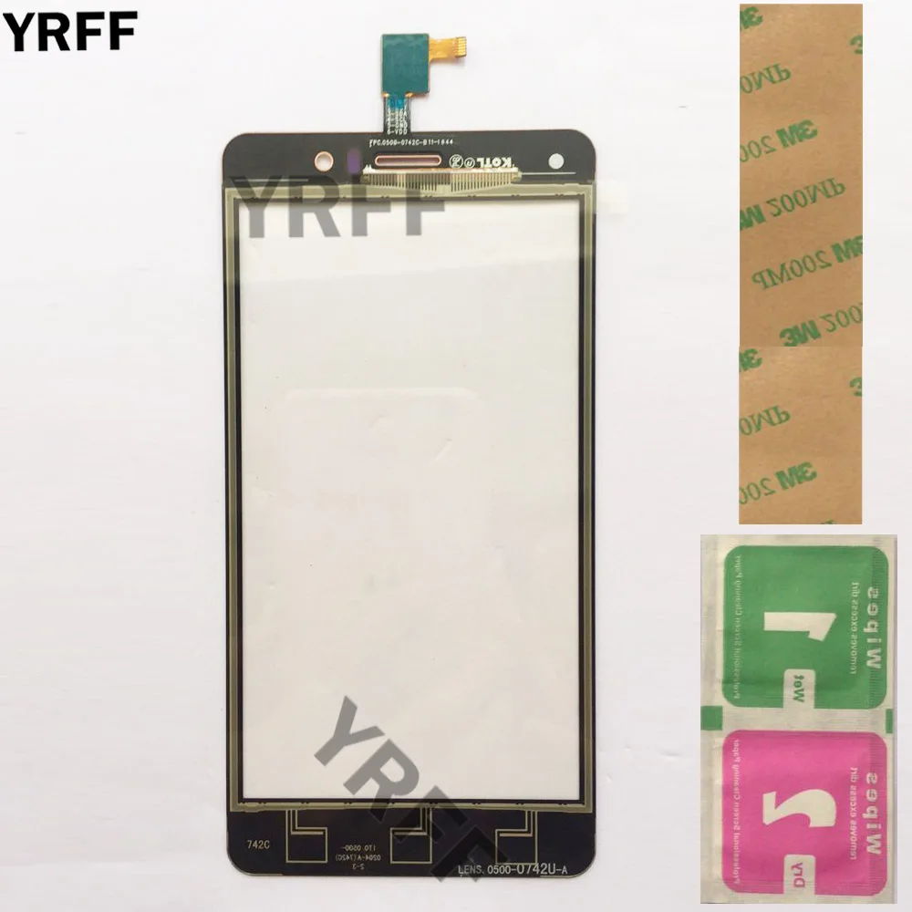 Touch Screen For Cubot Rainbow Touch Panel Repair Parts for Cubot Rainbow Digitizer Panel Sensor 3M Glue Adhesive