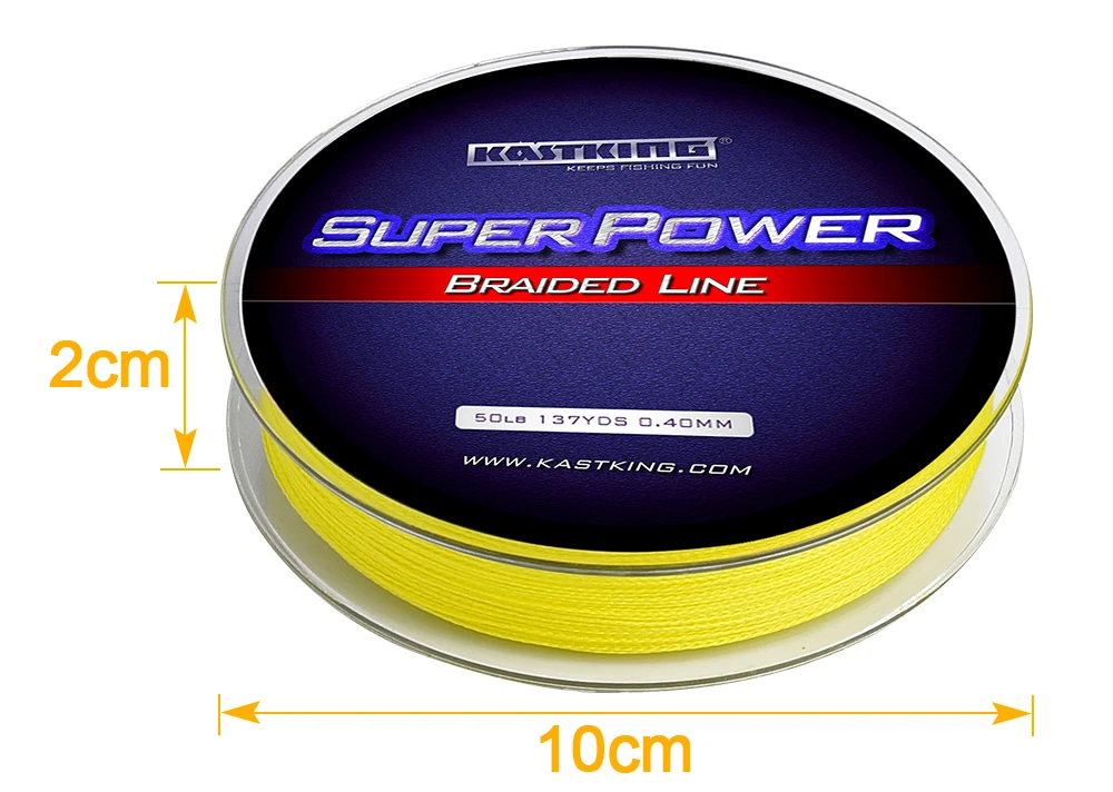 KastKing Super Power 137M Fishing Braid Line FinishTackle