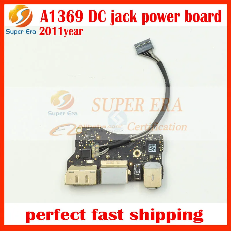 

Genuine 2011 Year 820-3057-A for MacBook Air 13.3" A1369 DC I/O Power Board USB Port Audio Jack MC965 MC508 EMC 2469