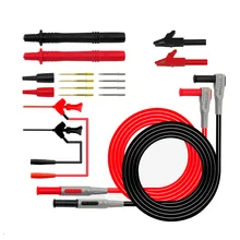 12 в 1 супер мультиметр зонд Сменный Зажим мультиметра Тесты привести Наборы+ зажимы типа «крокодил» инструменты LB88