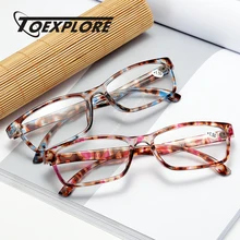 TOEXPLORE ore, модные женские очки для чтения, мужские портативные очки для дальнозоркости, цветочные винтажные Ретро Оптические очки для родителей