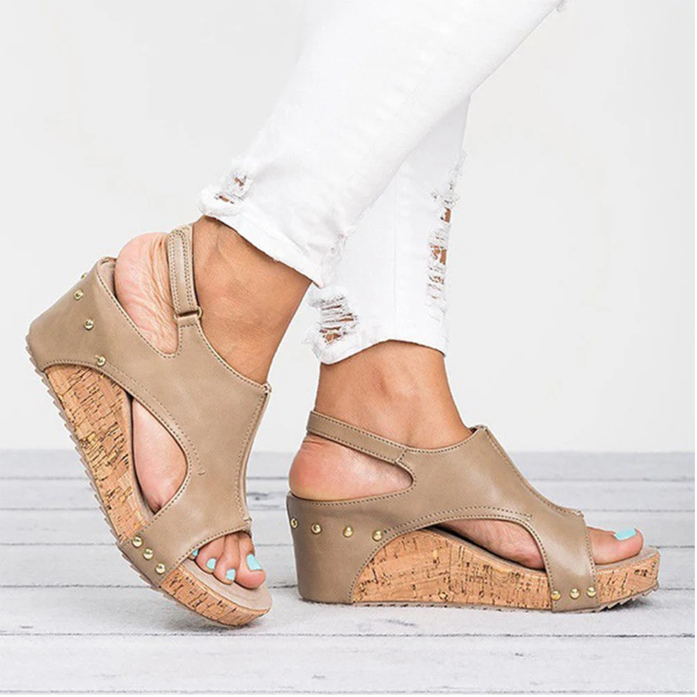 

Women Sandals Wedges Shoes Women High Heels Sandals With Platform Shoes Female Wedge Heels Peep Toe Women Summer Shoes
