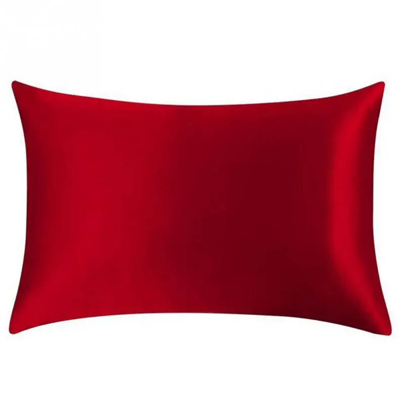 2018 100% Mulberry Silk Pillowcase Top Quality Pillow Case 1 Pc Pillow Cover Silk Pillow Case 51cm x 76cm 13 Colors to Choose