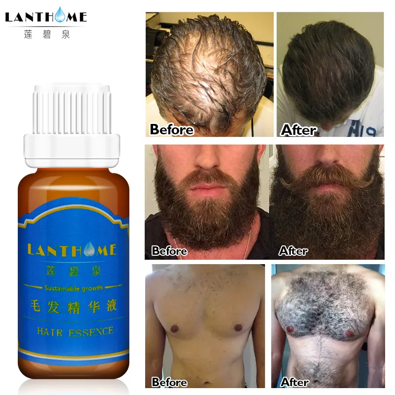 

20ml Men Beard Growth Oil Women Eyelash Eyebrow Growth Enhancer Chest Hair Growth Thicker Essence Hair Loss Treatment TSLM1