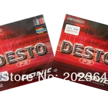 Новинка, 2 шт., doic DESTO F3, F-3, F, 3 прыща в настольный теннис, пинг-понг, Резина с губкой