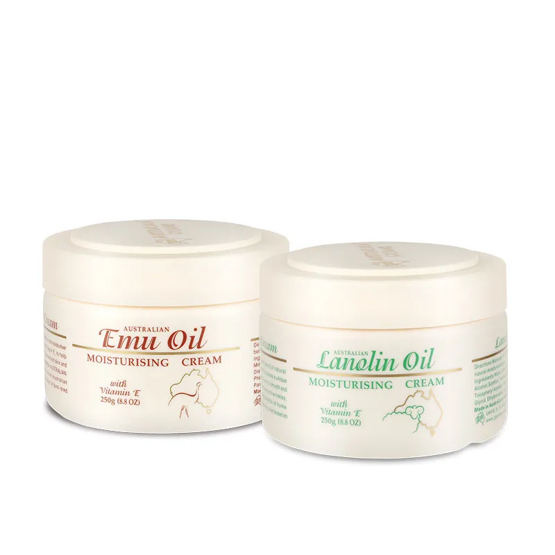 Австралийский набор для ухода за кожей GM Emu Oil + Lanolin увлажняющий крем лица и тела