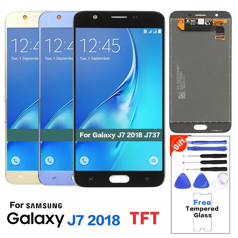 Для samsung Galaxy J7 2018 SM J737V Дисплей ЖК дисплей Экран Замена для уточнить J737P J737A