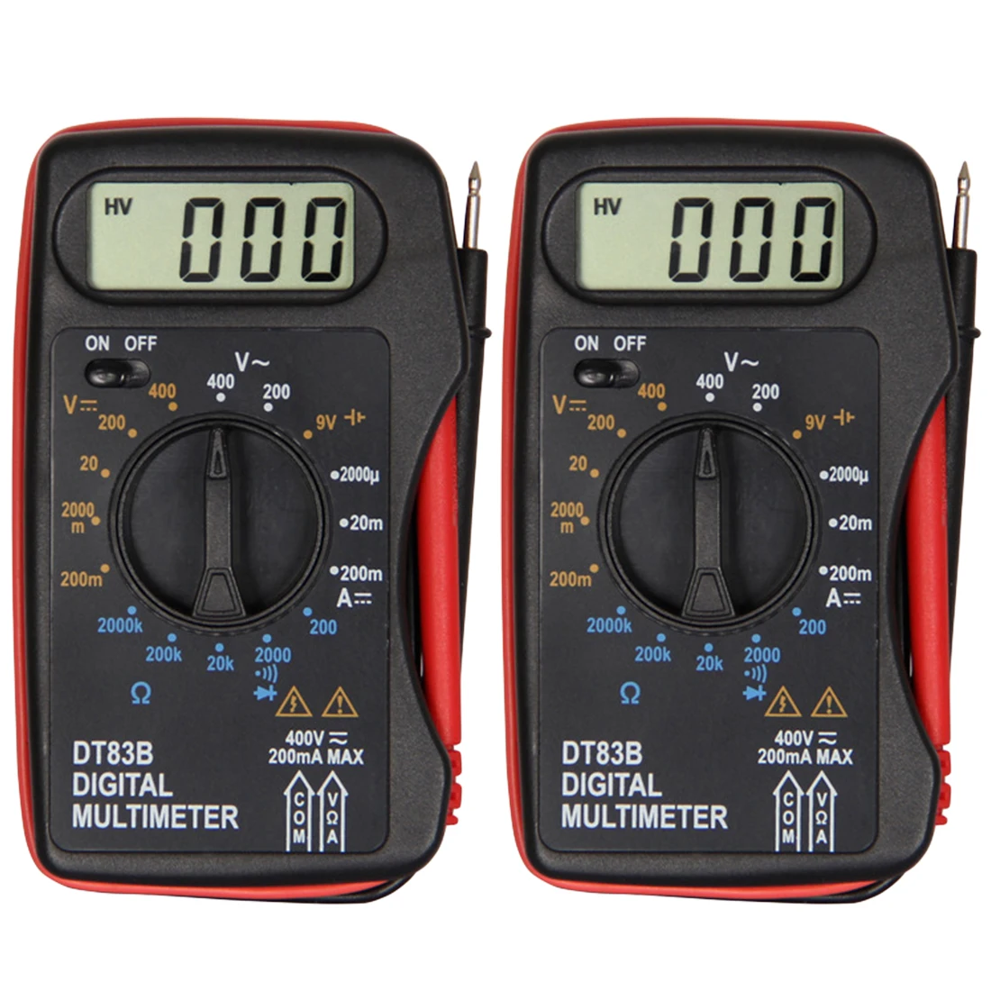 

Pocket Multimeter AC/DC Voltage Meter Handheld Tester Digital Multimeter Modern Current Ohmmeter Clamp Meters Tester