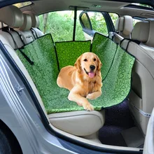 Собака Автомобильная накидка на автомобильное сиденье для животных переноски автомобиля Pet сиденья Водонепроницаемый заднее сиденье Перевозчик непромокаемый матрасик для домашних животных Подушка для гамака протектор
