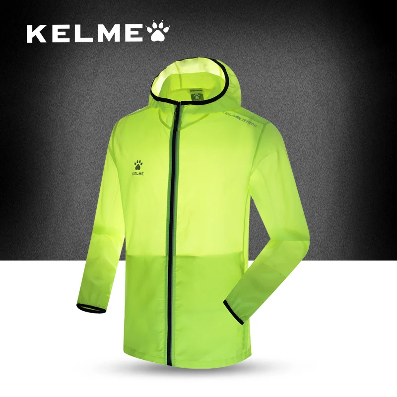 

KELME Carle Beautiful Official Flagship Shop Outdoor Windbreaker Male Spring Summer Speed Do Skin Clothes Sunscreen Loose Coat
