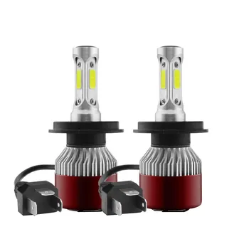 

2pcs T8R H4 140W 14400LM LED Car Headlights Conversion DRL Bulbs Beam 6000K bright white light lamp bulbs kit universal