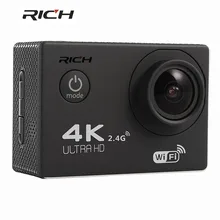 F60 Ultra HD 4 К/30fps Wi-Fi действие Камера 2." 170D Go шлем CAM Pro Подводные водонепроницаемый мульти цвет Спорт потребителей Камера