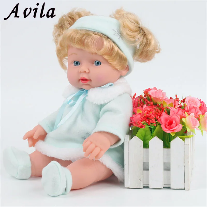 

Soft dolls Talking baby toy silicone reborn dolls Into the water for bathing baby Children's educational toys Children's gift