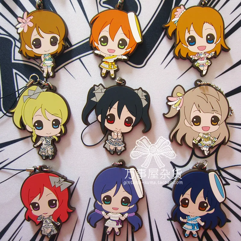 Кадори Нико или Рин Umi Maki аниме Love Live! Отлично! Симпатичный резиновый брелок |