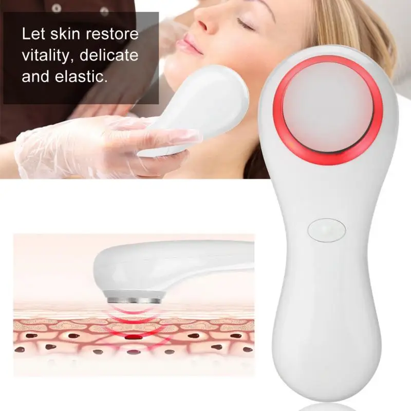 

Ultrasound LED Photon Therapy Ion Face Cleansing Importing Device Massager Machine Skin Care Device