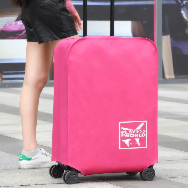 Suitcases Dustproof Cover Travel Luggage Protector Covers 20/22/24/26/28/30 Inch Non-woven Cloth Luggage Protects Maletas Koffer