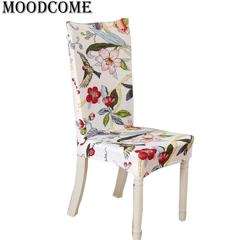 computer chair cover paddy stretch short removable dining room chair cover Spring flower bird printing chair covers computer chair cover paddy stretch short removable dining room chair cover Spring flower bird printing chair covers