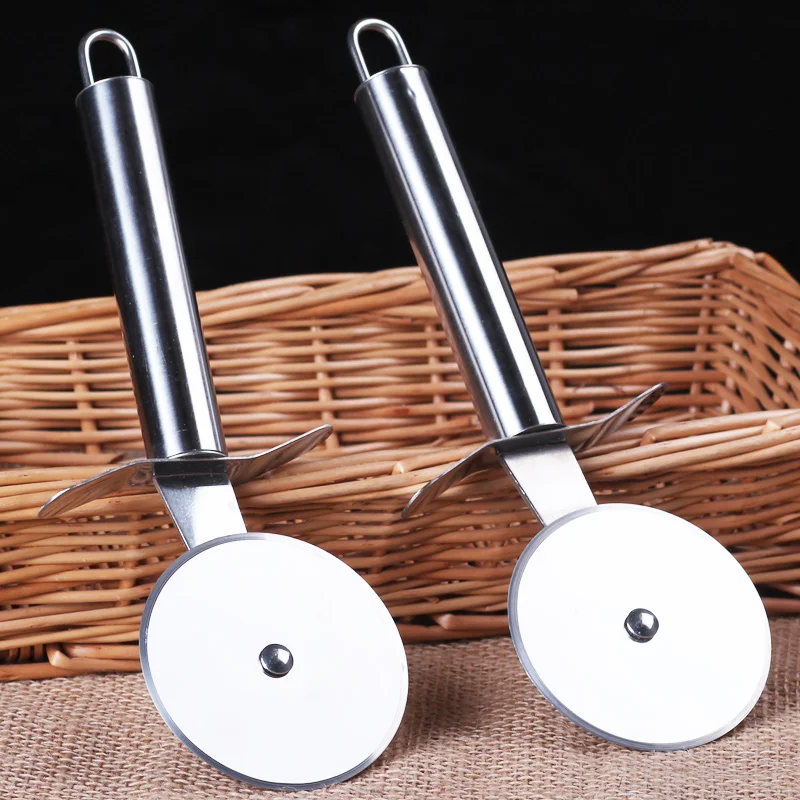 Pizza Cutter Stainless Steel Pizza Single Wheel Cut Tools Diameter 6.5CM Household Pizza Knife Cake Tools Wheel Use For Waffle Cookies