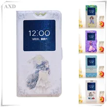 Чехол-книжка с рисунком для Alcatel One Touch Idol 3 4 4S 5 5S Pop 3 5015 5025 Pop C7 Pop Star Shine Lite 1X 1C с окошком