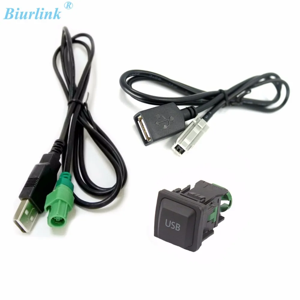 Автомобильный удлинитель Biurlink USB кабель адаптера для зарядки Toyota Camry Corolla Lexus