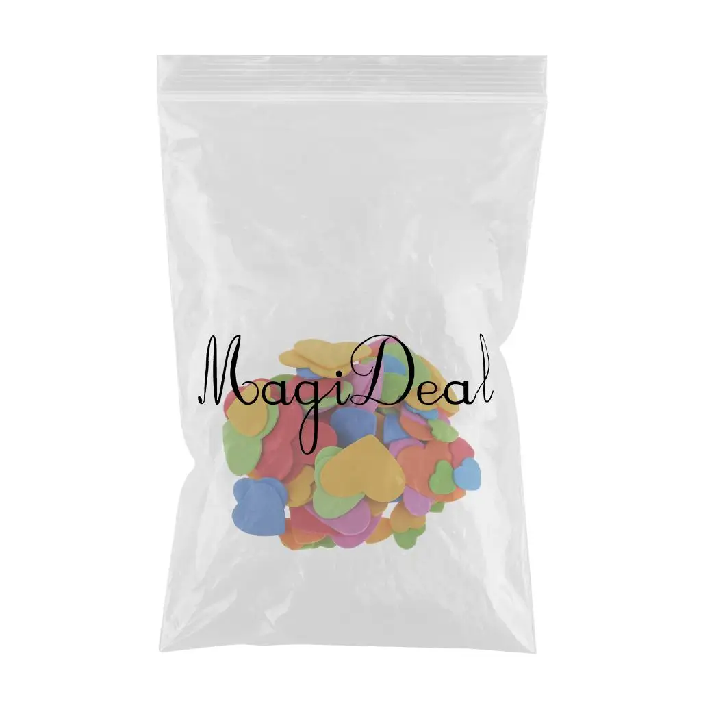 200pcs Love Heart Shape EVA Foam Embellishment for Scrapbooking Kids Craft Card Making