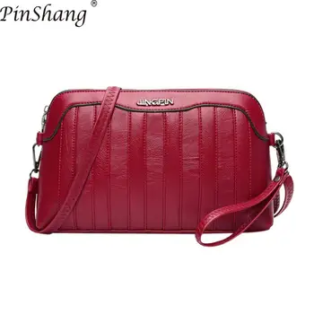 

PinShang Women Handbag Girls Retro PU Satchel Shell Handbag Oblique Cross Single Shoulder Bag Fashion Bags for Women 2018 ZK40