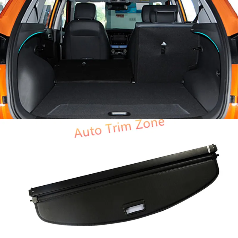 

1PCS Black Rear Racks Trunk Security Shield Cargo Cover Part For Hyundai Creta / ix25 2014-2017