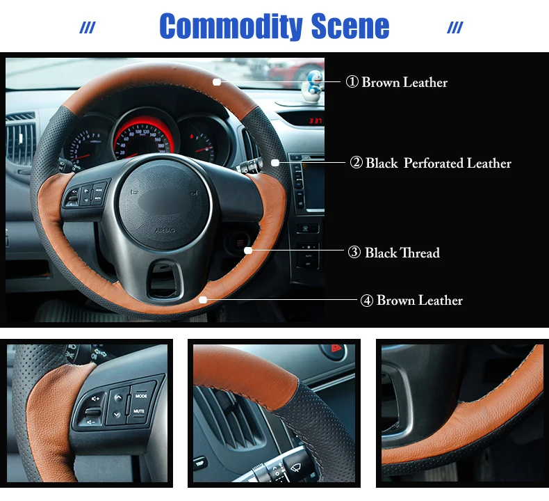 for Kia Forte 2012 steering wheel cover