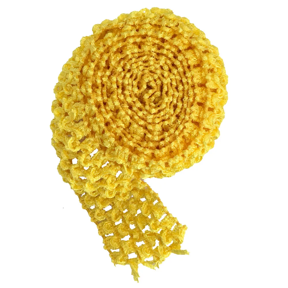 Crochet Elastic Stretchy Waistband Headband Hairband 1.5" 1 Meter Per Lot For Tutu Skirt