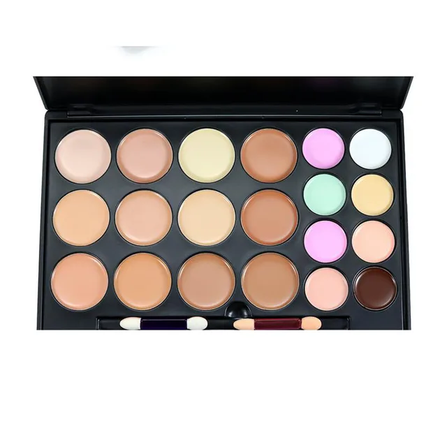 Make up 20 Colors Dark Skin Bronzer Maquiagem Perfect Cover Face