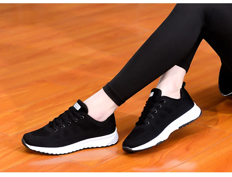 2018 - Women- casual- shoes- fashion- breathable- Walking -mesh- lace- up- flat -shoes -sneakers- women - tenis- feminino- Fast -delivery (15)