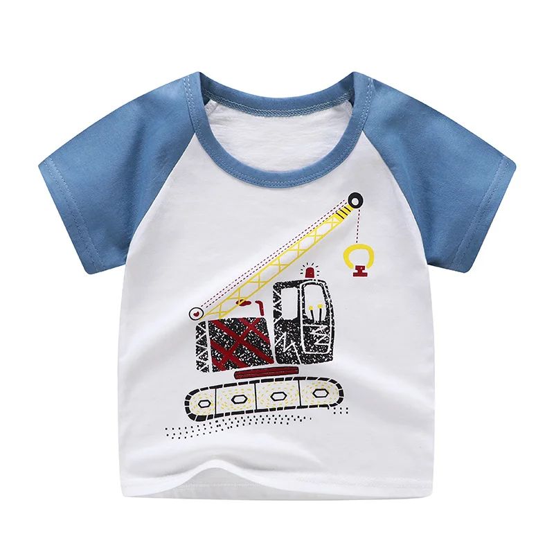 Детские футболки для новорожденных девочек и мальчиков; летняя хлопковая Футболка с рисунком цветов и радуги; детская одежда