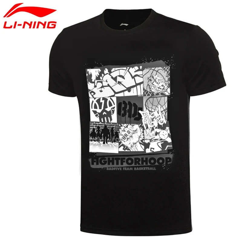 Prix pour Li-Ning Hommes Mauvais Cinq Maillots de Basket-Ball de Basket-Ball de Culture 100% Coton Confort T-Shirt LiNing Sport Tee AHSM201 MTS2231 Prix pour Li-Ning Hommes Mauvais Cinq Maillots de Basket-Ball de Basket-Ball de Culture 100% Coton Confort T-Shirt LiNing Sport Tee AHSM201 MTS2231