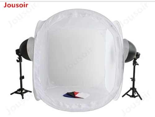 Photo Studio Shooting Tent Light Diffusion Soft Box Kit with 4 Colors Backdrops(Red Dark Blue Black White) for Photography CD15