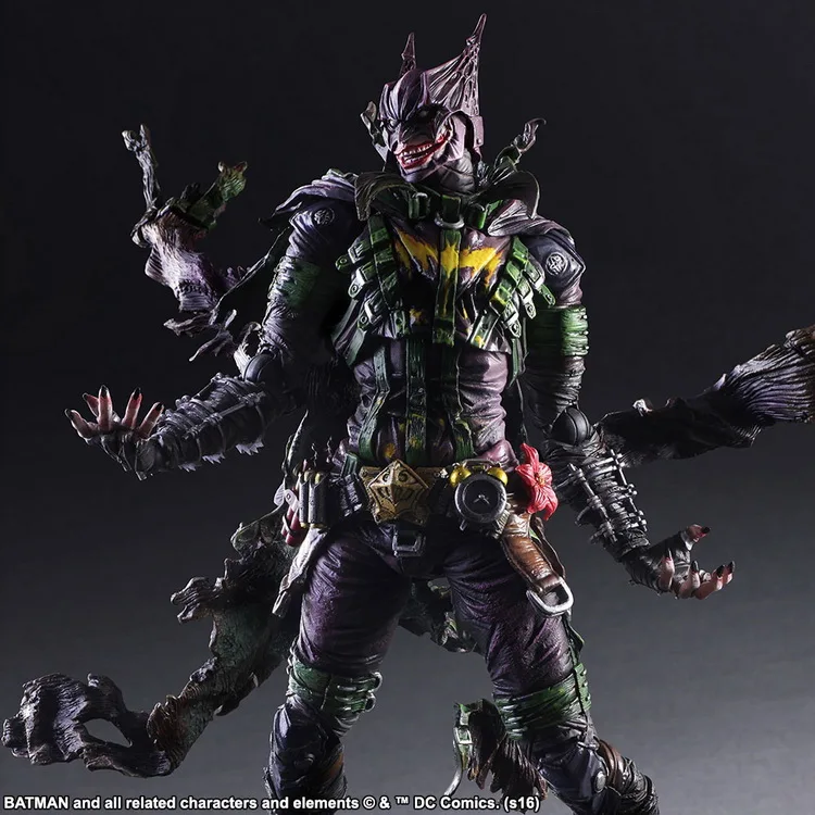 26cm anime movie figure PLAY ARTS DC comice Joker batman action figure collectible model toys for b