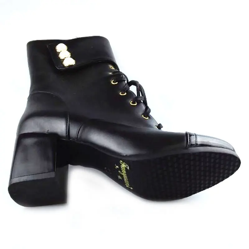 US $31.85 46% OFF|Fanyuan Plus Größe 32 46 Plattform High Heels Stiefel Lace Up Blockabsatz Stiefeletten für Frauen Neue Mode Perle Kurze Booties in US $31.85 46% OFF|Fanyuan Plus Größe 32 46 Plattform High Heels Stiefel Lace Up Blockabsatz Stiefeletten für Frauen Neue Mode Perle Kurze Booties in