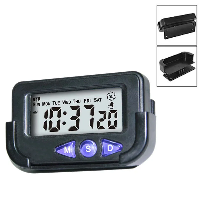 Portable Pocket Sized Digital Electronic Travel Alarm Clock Automotive