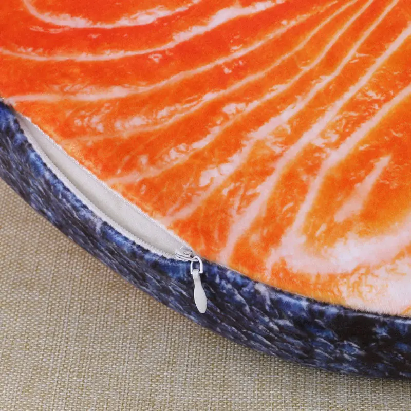 New 1Pc Creative 3D Washable Pillow Sushi Salmon Simulation Cushion Home Decor Plush Toy Gift 1 New 1Pc Creative 3D Washable Pillow Sushi Salmon Simulation Cushion Home Decor Plush Toy Gift 5