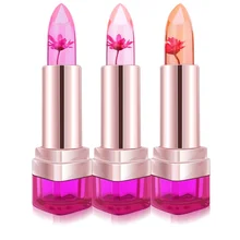 Кристальная Желейная помада, цветок, хризантема, меняющий цвет, бальзам для губ, увлажняющий, стойкий, антипригарный, чашка, губная помада, инструменты для макияжа