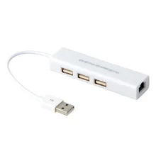 1 шт USB для RJ45 Ethernet 3 порта usb-хаб сетевой адаптер карта для Macbook ноутбука ПК