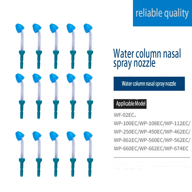 

15Pcs Oral Irrigator Accessories Attachments Water Jet Rinse Nose for Waterpulse/WP-100/Ocarest/Nicefeel/Flycat/V300/V600/WP-100