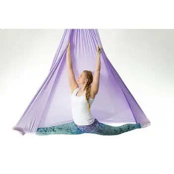 

None Yoga Hammock Elastic Anti-gravity Aerial Traction Flight Belt for Beginners Home Yoga Hall