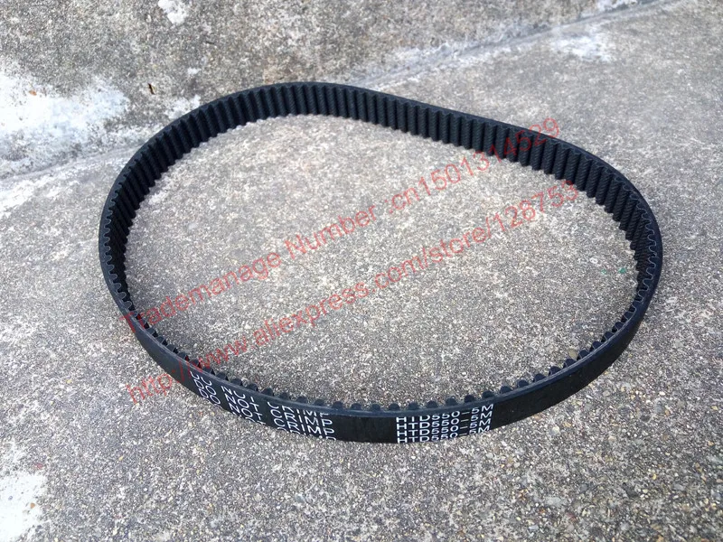5 pces htd5m correia 550 5m 15 dentes 110 04