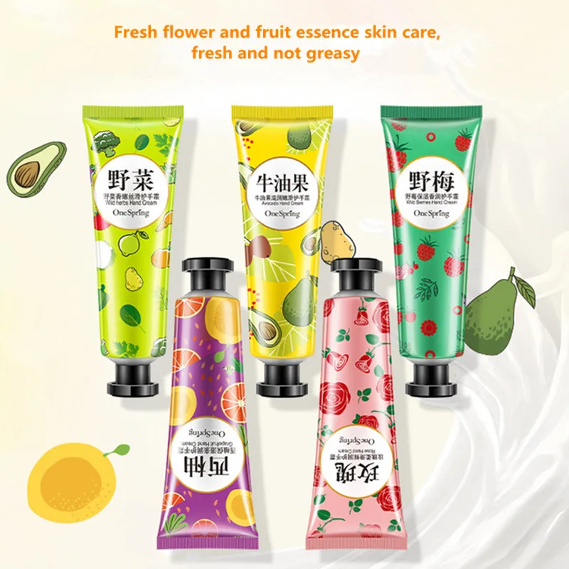 Murah 1 Pcs Baru Anti Pecah Pelembab Tanaman Krim Tangan Mini Lucu Lotion Tangan Bergizi Anti Penuaan Pelembab Musim Panas perawatan Tangan